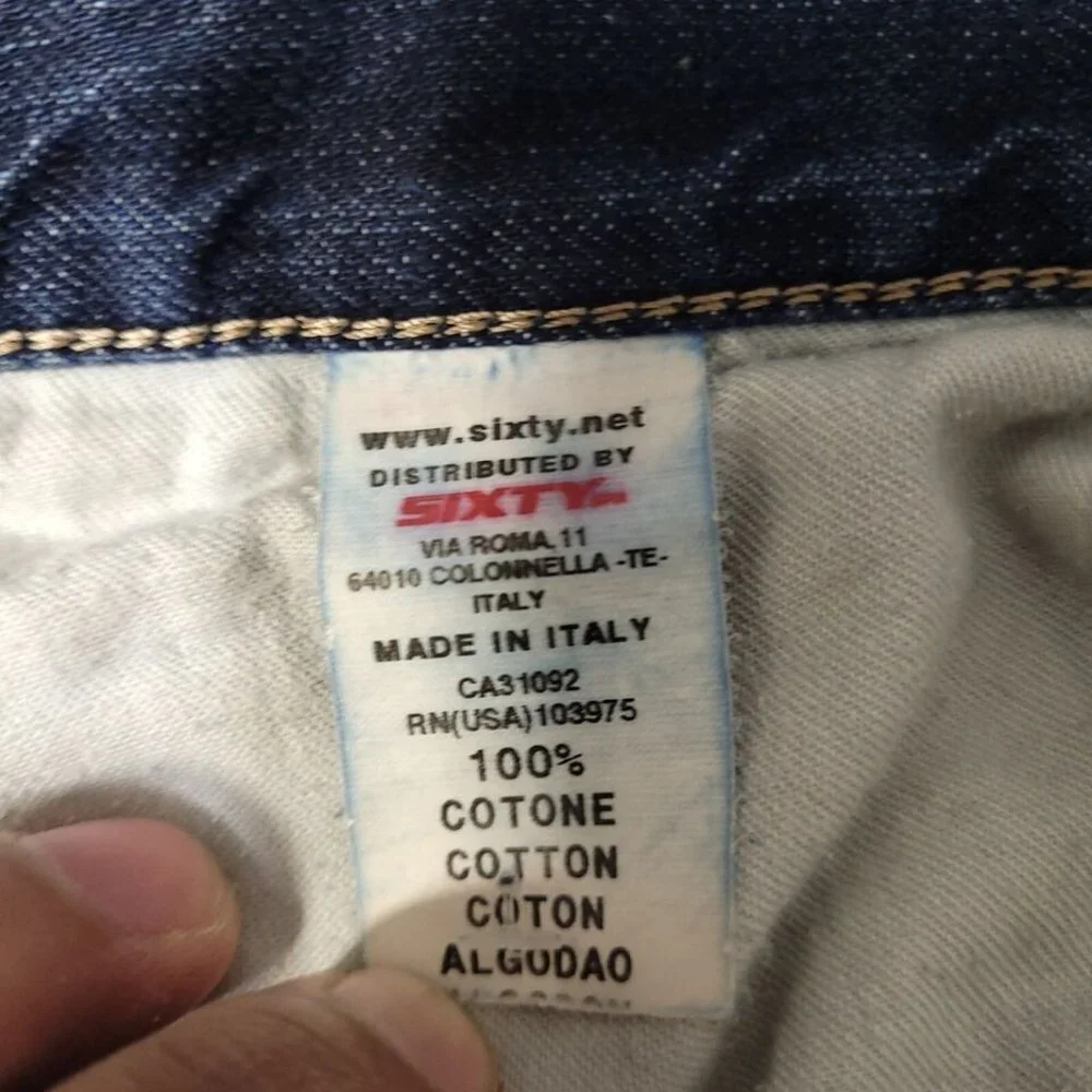 Energie Style Clash Kroll Wash Dark Denim Jeans Size 32x34